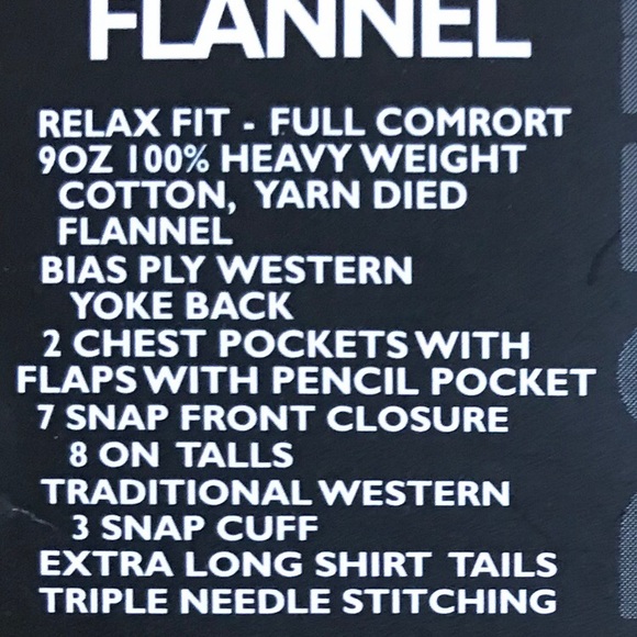 “Five Brother” Heavyweight Flannel - Picture 5 of 5